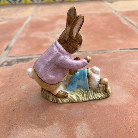 Beatrix Potter Mr. Benjamin Bunny England 1975 Figurine - Picture 4 of 6
